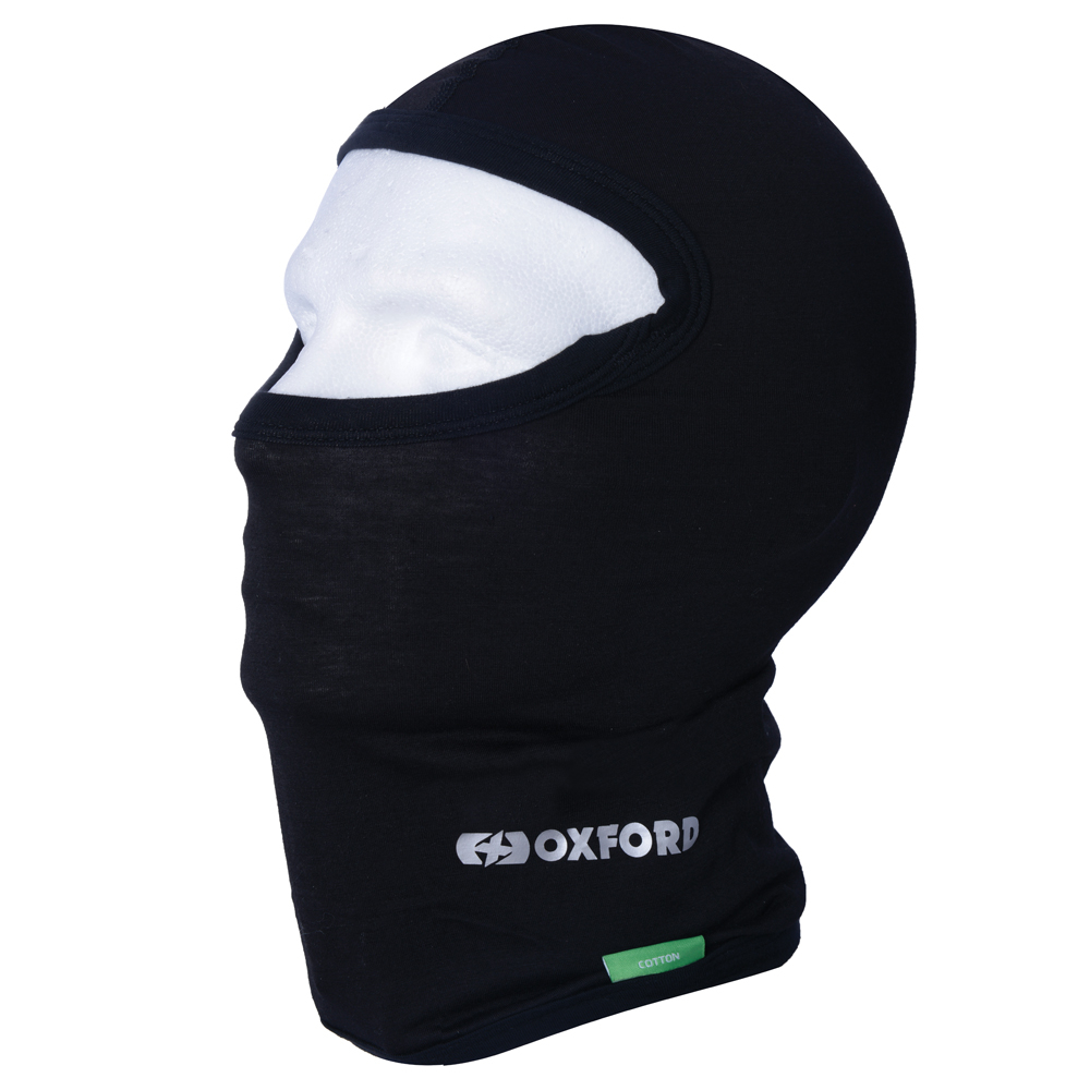 Oxford Balaclava Cotton Black Unpackaged