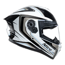 Nitro Helmet Full Face N700 Contour Black/White/Gun Metal