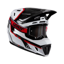 Leatt Moto 7.5 V26 MX Helmet Kit White/Red