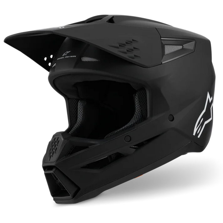 Alpinestars Supertech M3 Solid Matte Black Helmet ECE06