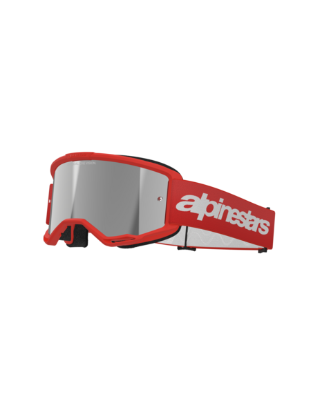 Alpinestars Goggles Vision 3 Wordmark Red Mirror Silver