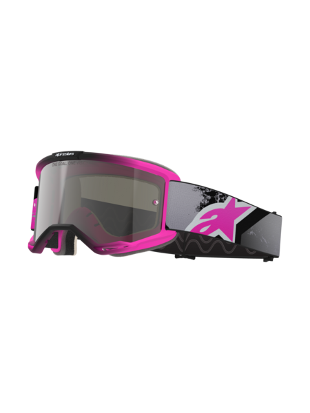 Alpinestars Vision 5 Lahnd Goggles Iron/Pink Flou Mirror Silver