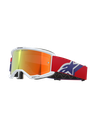 Alpinestars Vision 5 Corp Goggles Red/Purple Mirror Red
