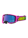 Alpinestars Vision 8 Vista Goggles Pink/Flou Yellow Mirror Blue