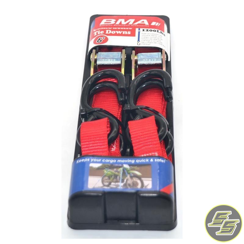 BMA Tie Down 2PC Red