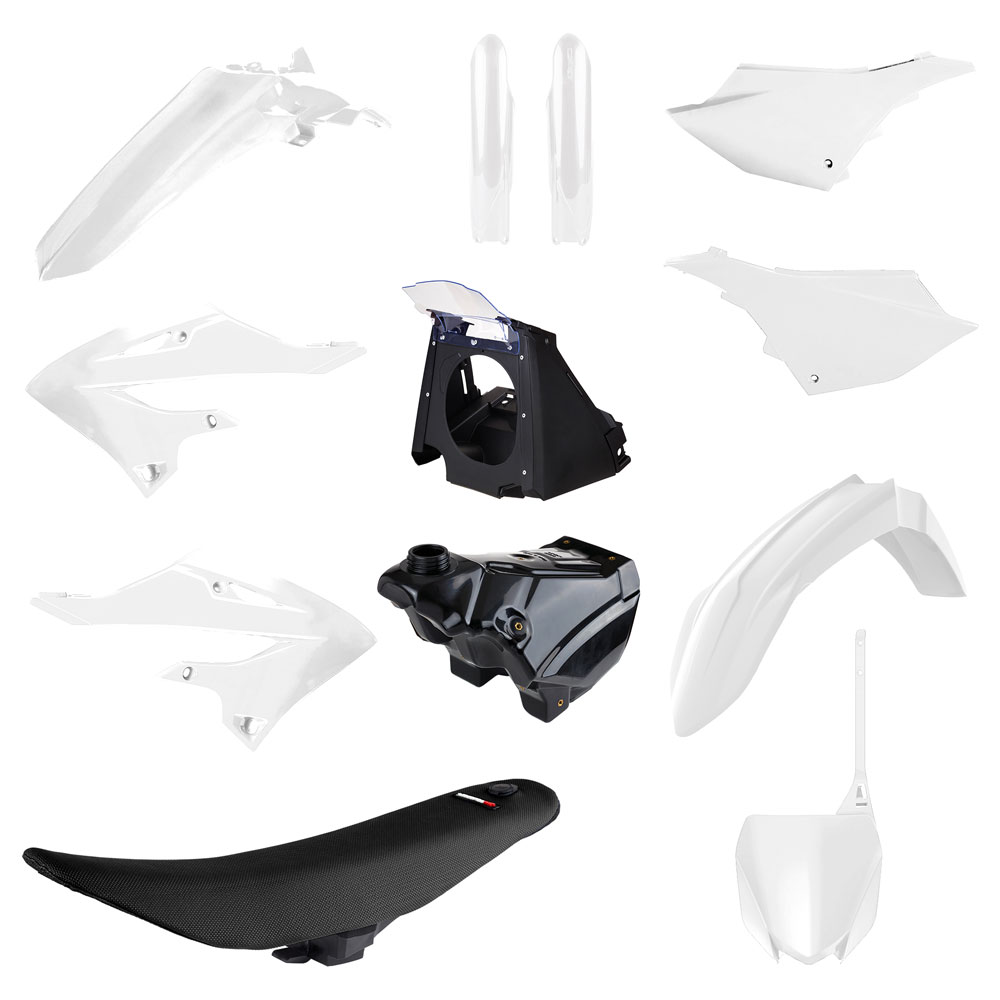 Polisport Plastic Kit YZ125/250 '02-21 Restyling White
