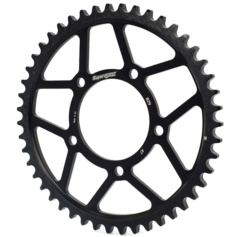 Supersprox Steel Rear Sprocket 52T Black KTM|HSQ 125-690cc