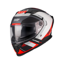 MT Full Face Helmet Braker SV Inception B5 Black/Red/White