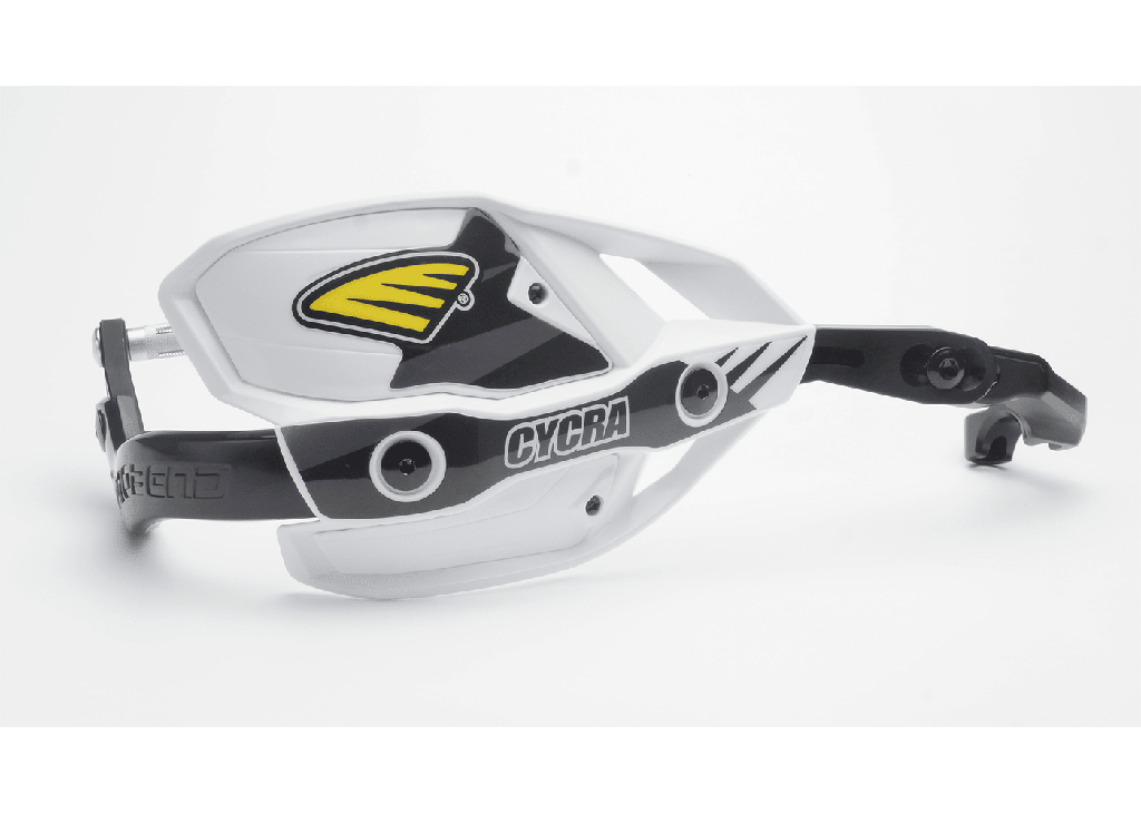 Cycra Pro Bend Ultra W/HCM Clamp 1 1/8th White