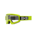 EKS Brand GOX Flat Out Clear Goggles Yellow/Black