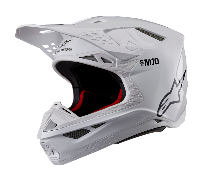 Alpinestars Supertech M10 Solid White Helmet