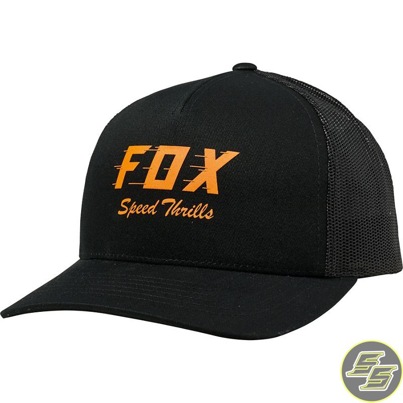 Fox Cap Speed Thrills Trucker Black