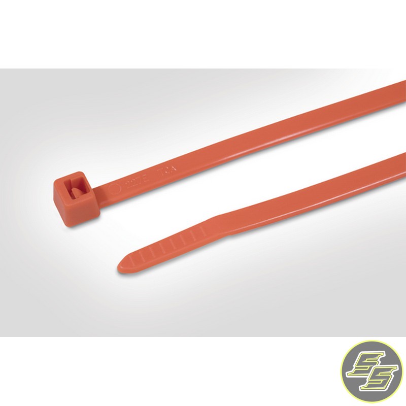 HellermannTyton Cable Ties T18R Orange 100pc