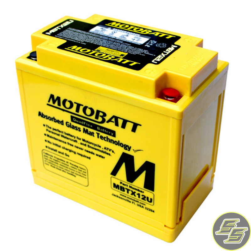 Motobatt Battery Sealed MBTX12U