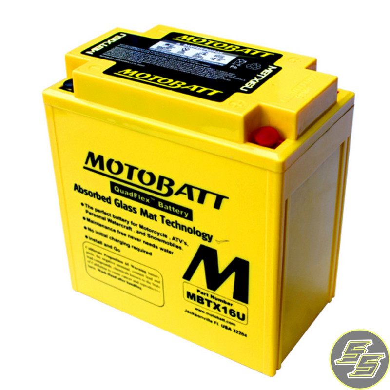 Motobatt Battery Sealed MBTX16U