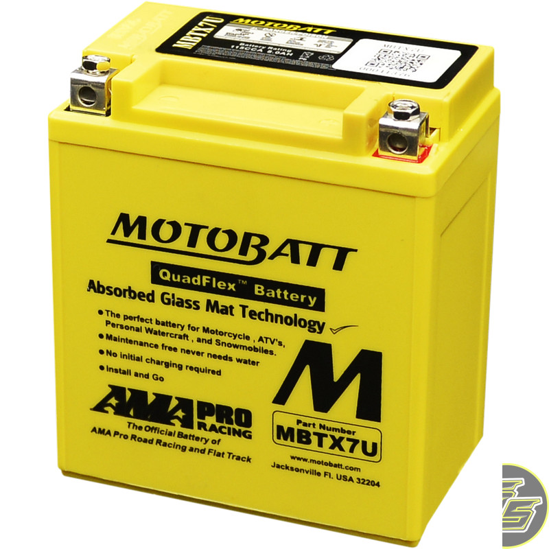 Motobatt Battery Sealed MBTX7U