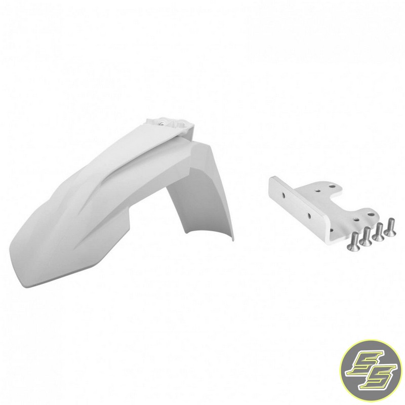 Polisport Front Fender Adaptor Kit KTM EXC White '08-13