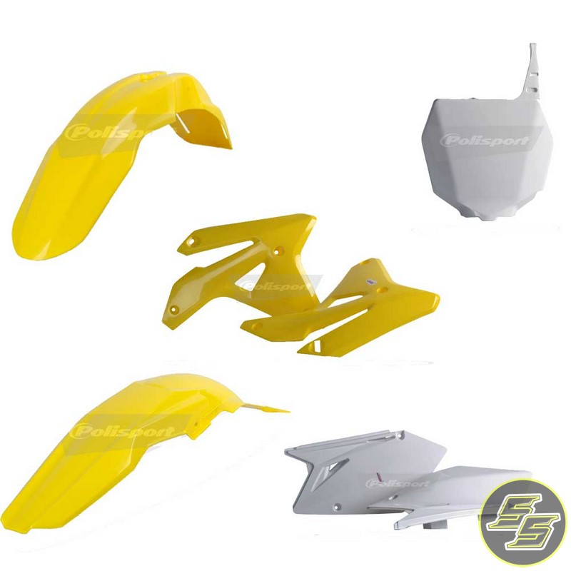 Polisport Plastic Kit Suzuki RMZ450 '07 OEM Yellow