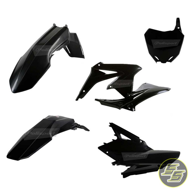 Polisport Plastic Kit Suzuki RMZ450 '08-17 Black