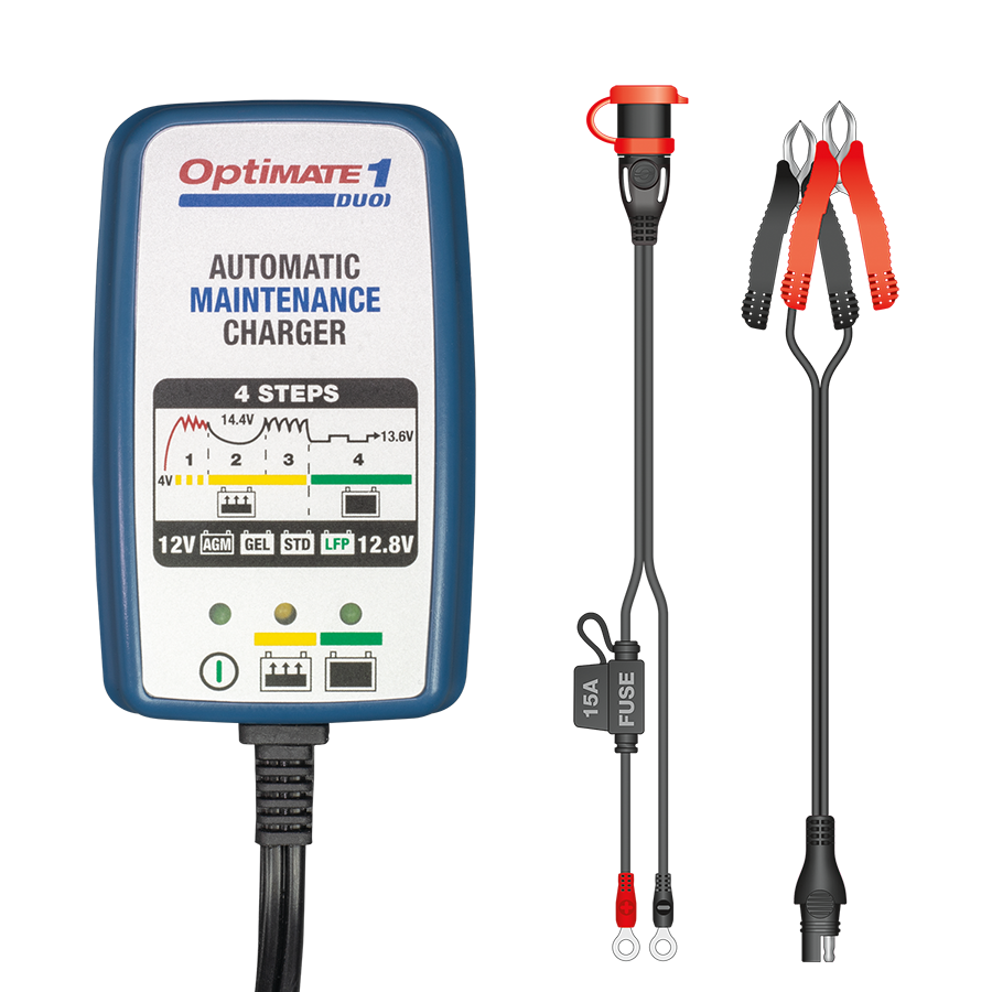 Optimate 1 Duo Battery Charger 12V