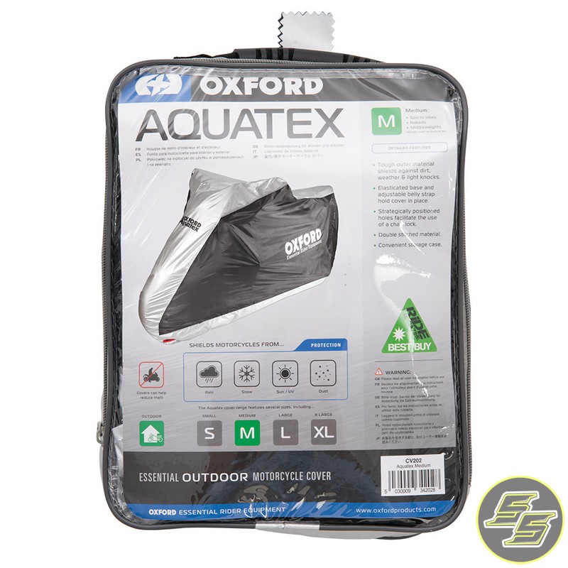 Oxford Motorcycle Cover Aquatex Medium