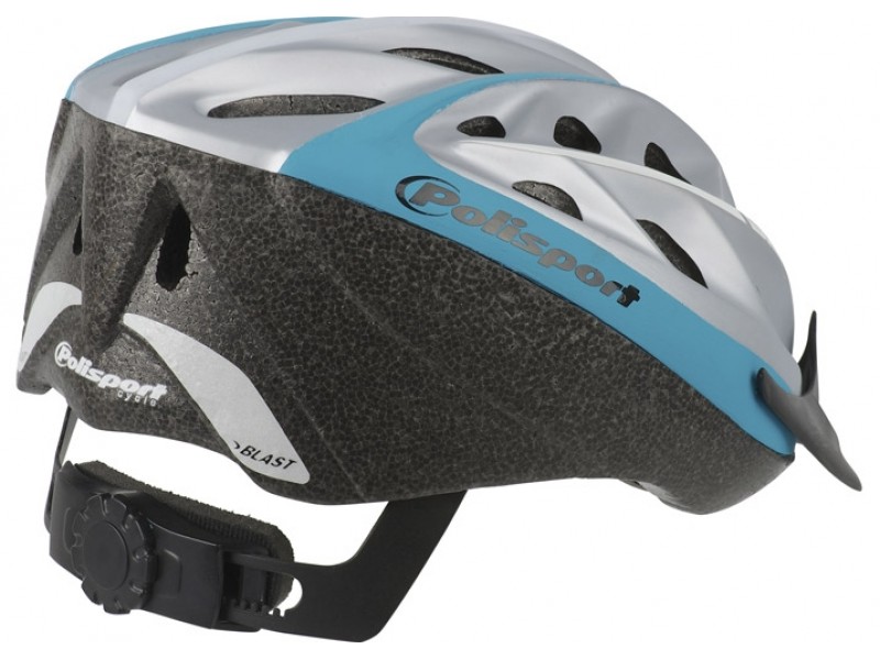 Polisport Blast Cycle Helmet Size L Silver/Blue