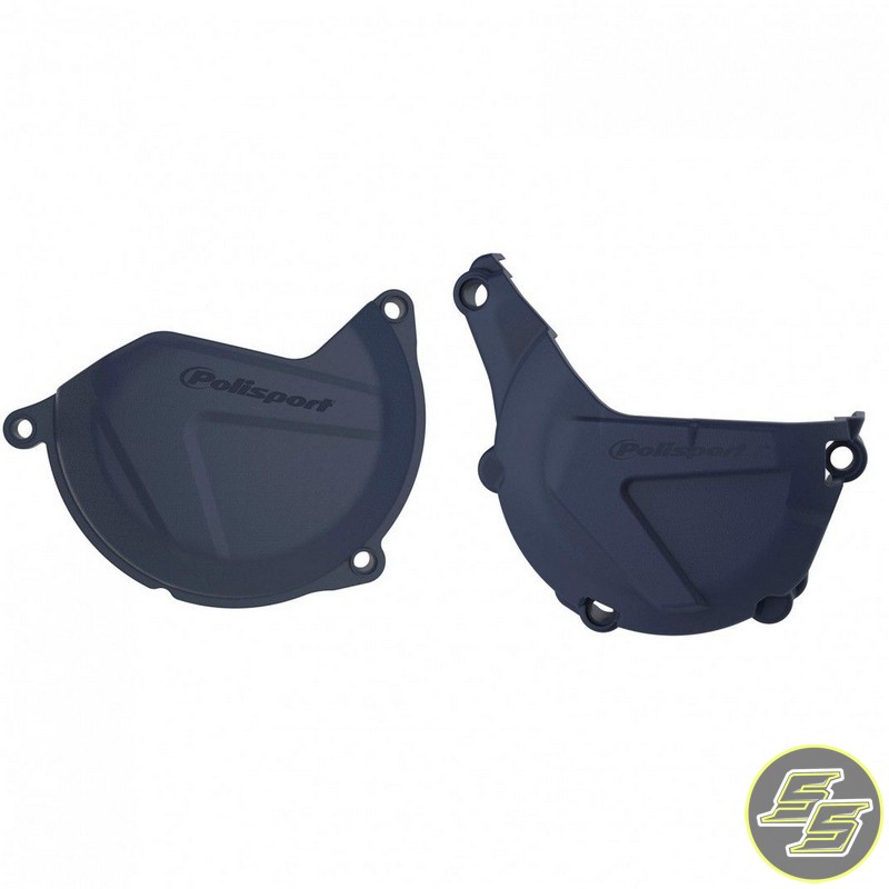 Polisport Clutch & Ignition Cover Protector Kit KTM | Husqvarna 450|501 '14-16 HQ Blue