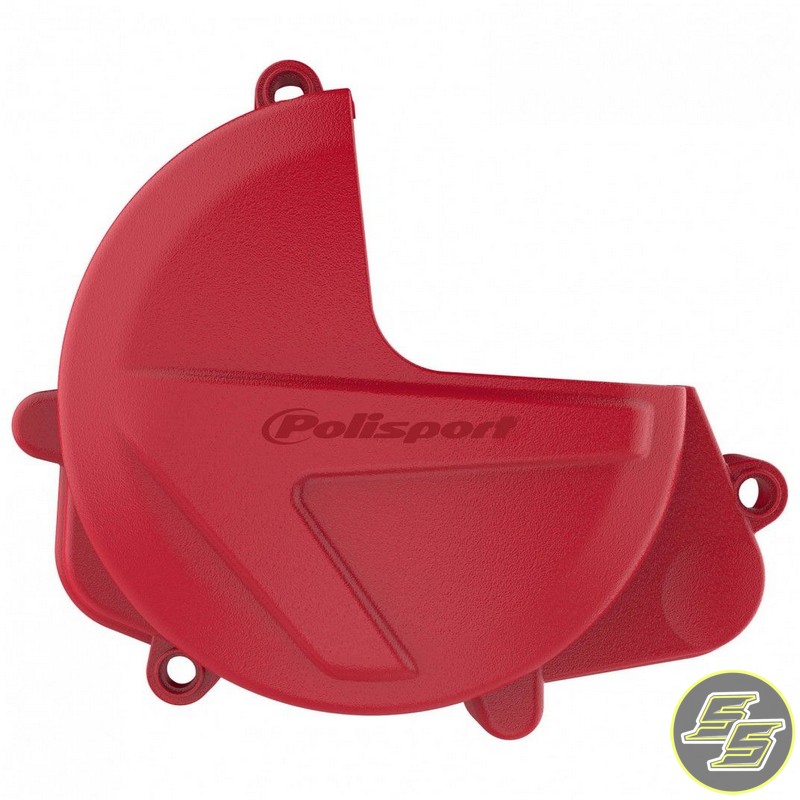 Polisport Clutch Cover Protector Honda CRF450 '17-20 Red