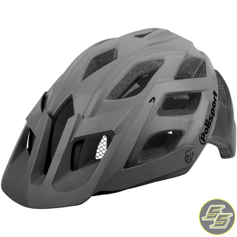 Polisport E3 Cycle Helmet Size M Grey/Black