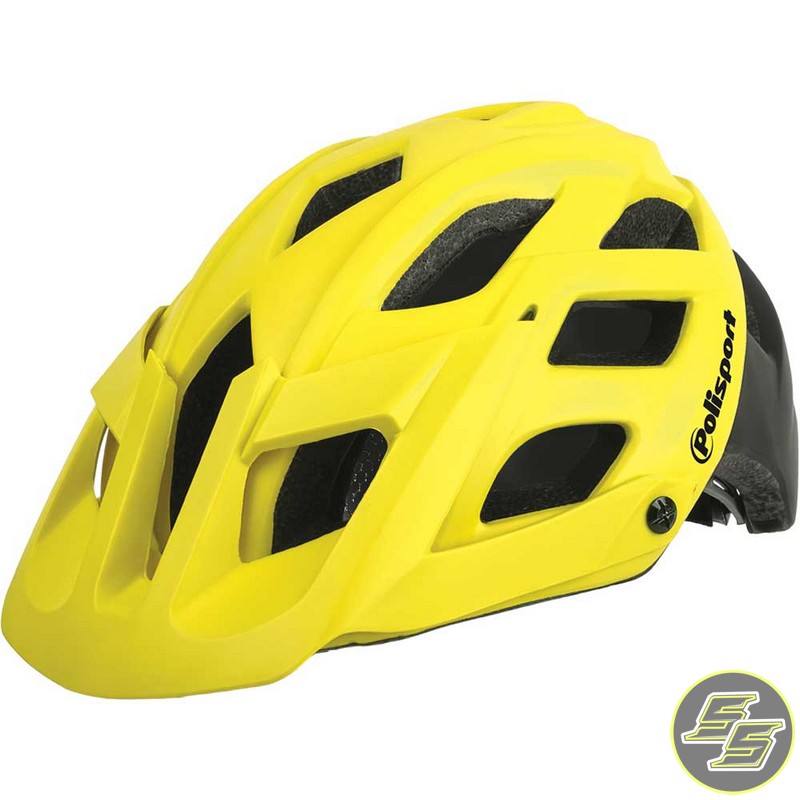 Polisport E3 Cycle Helmet Size M Yellow/Black