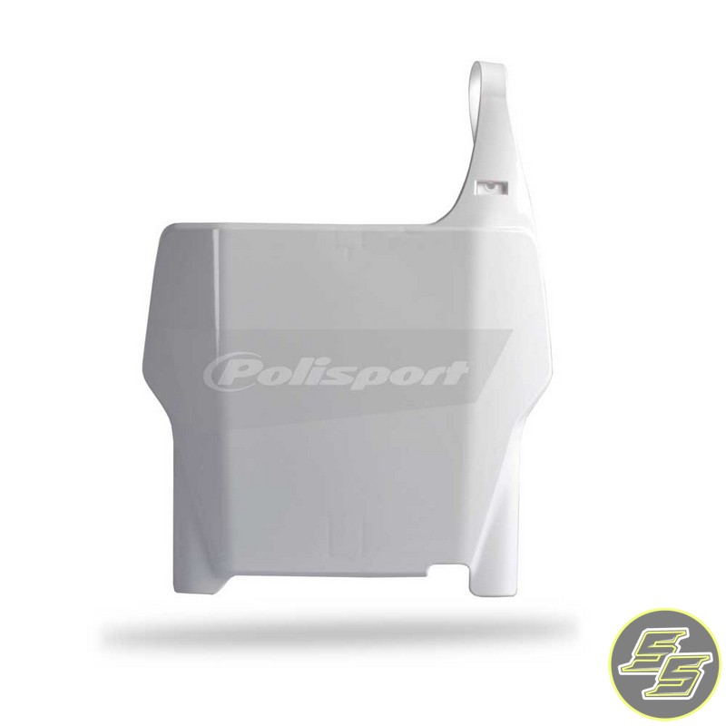Polisport Front Number Plate Honda CR125|250|450 '04-07 White