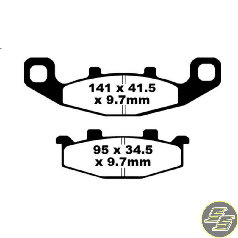 Premier Brake Pad Organic Standard FA129