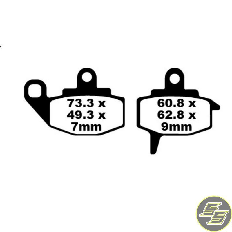 Premier Brake Pad Organic Standard FA130