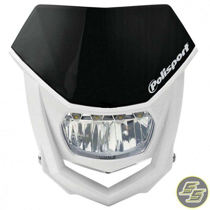 Polisport Halo Led Headlight Black/White