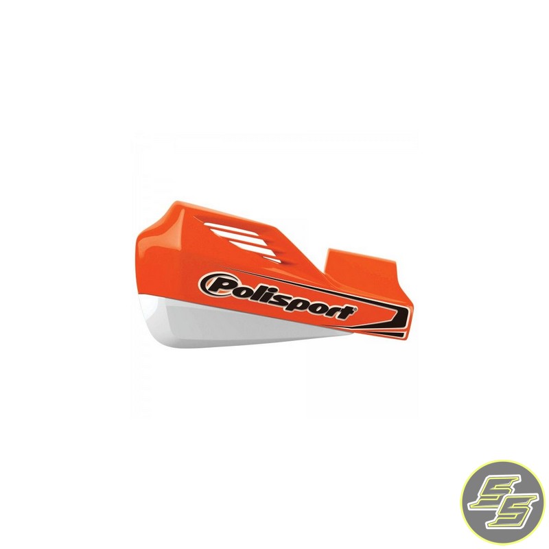 Polisport MX Rocks Handguard KTM SX|EXC Husq TC|FC|TE|FE '14- Orange/White