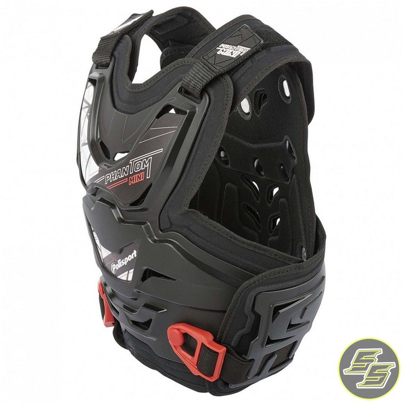 Polisport Phantom Mini Chest Protector Black