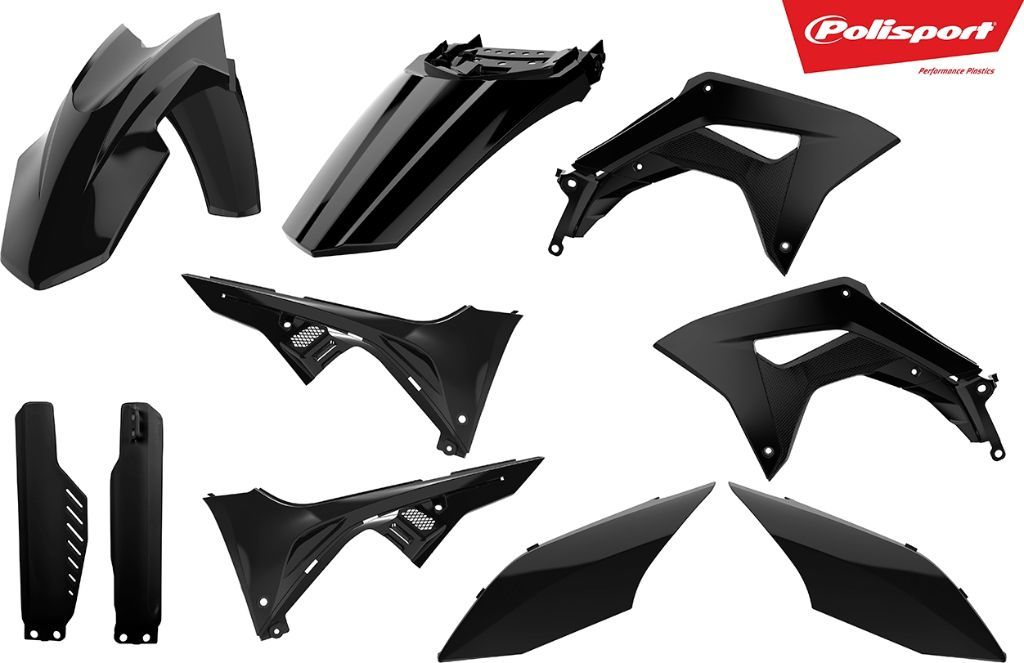 Polisport Plastic Kit Honda CRF150 '17- Black