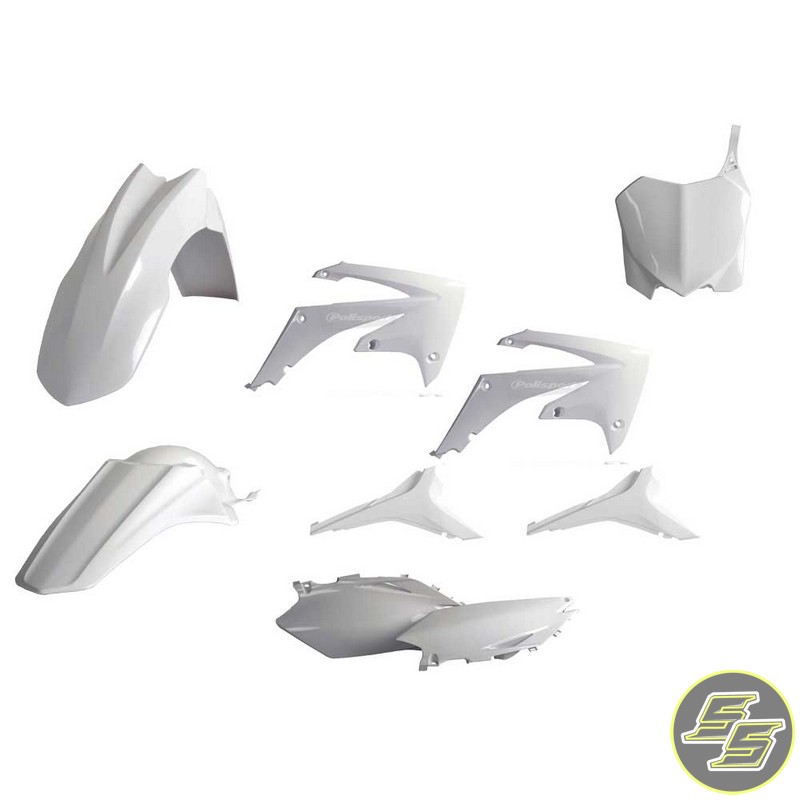 Polisport Plastic Kit Honda CRF250|450R '09-10 White