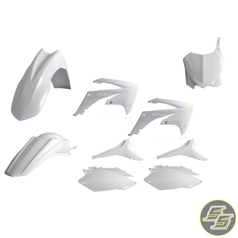 Polisport Plastic Kit Honda CRF250|450R '11-13 White