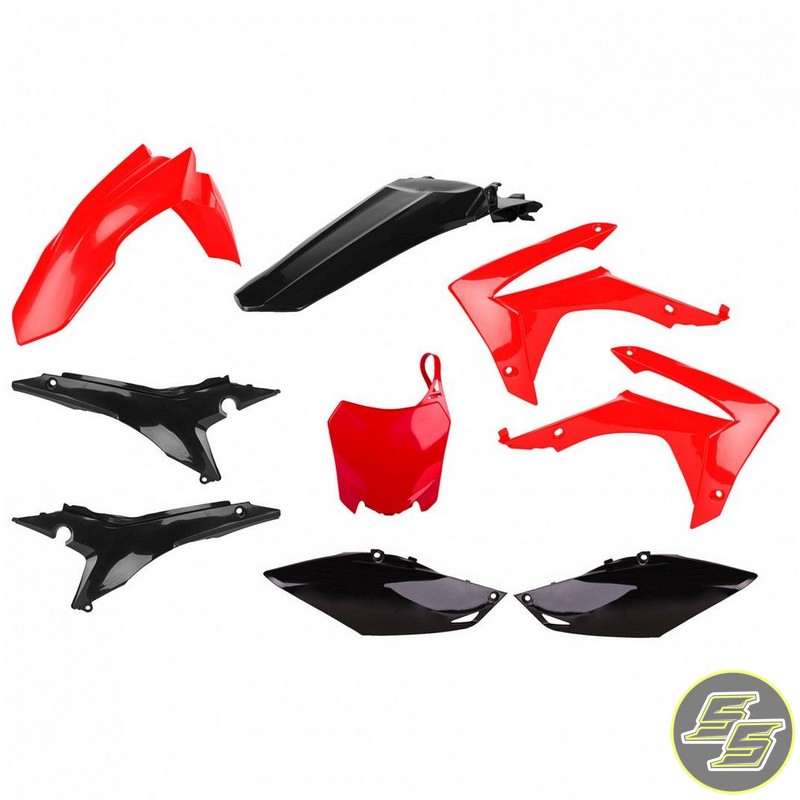 Polisport Plastic Kit Honda CRF250|450R '13-17 Red/Black