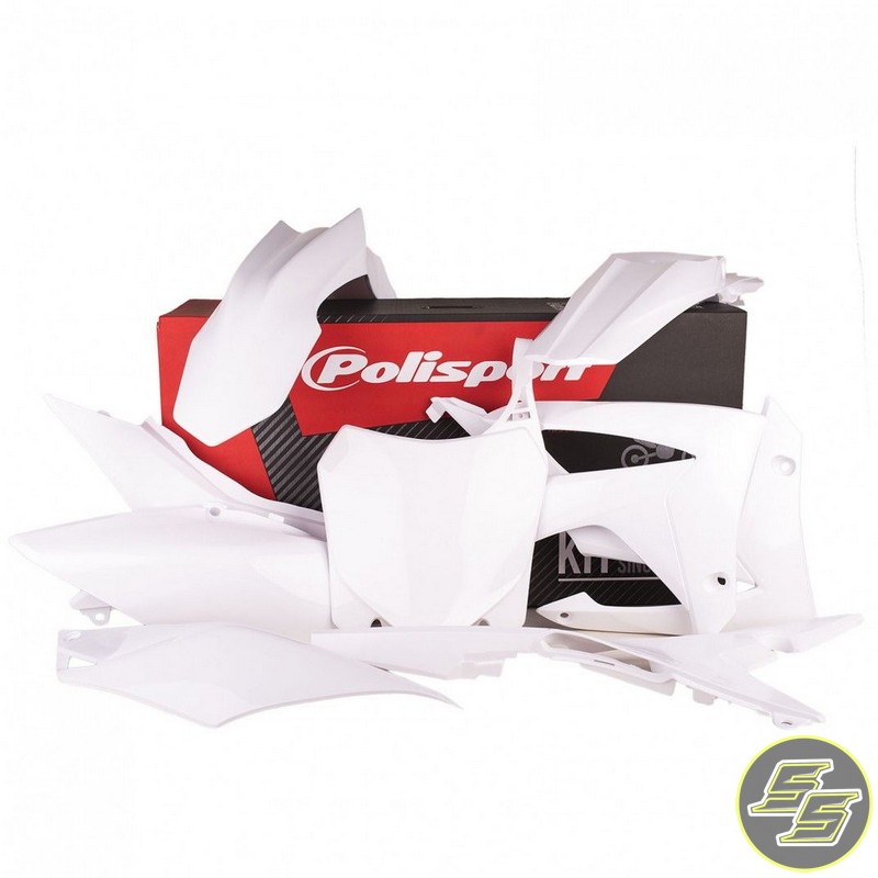Polisport Plastic Kit Honda CRF250|450R '13-17 White