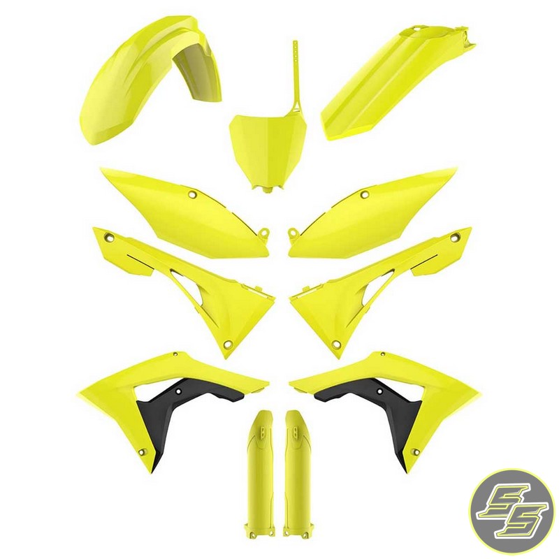 Polisport Plastic Kit Honda CRF250|450R '17-18 Flo Yellow