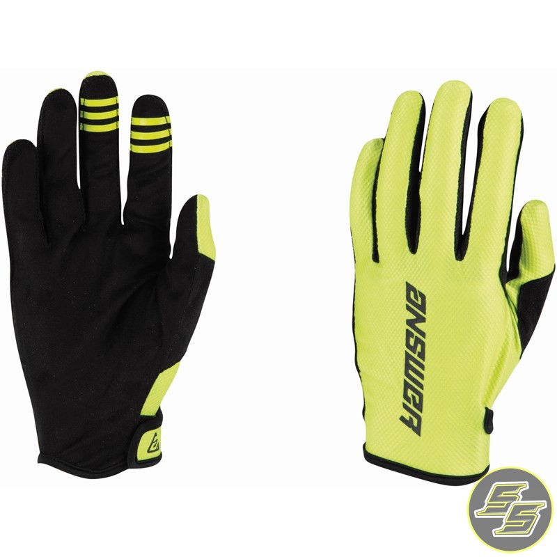 Answer MX Glove A22 Ascent Youth Hyper Acid/Black