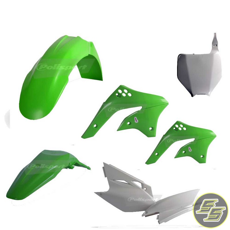 Polisport Plastic Kit Kawasaki KX450F '06-08 OEM Green