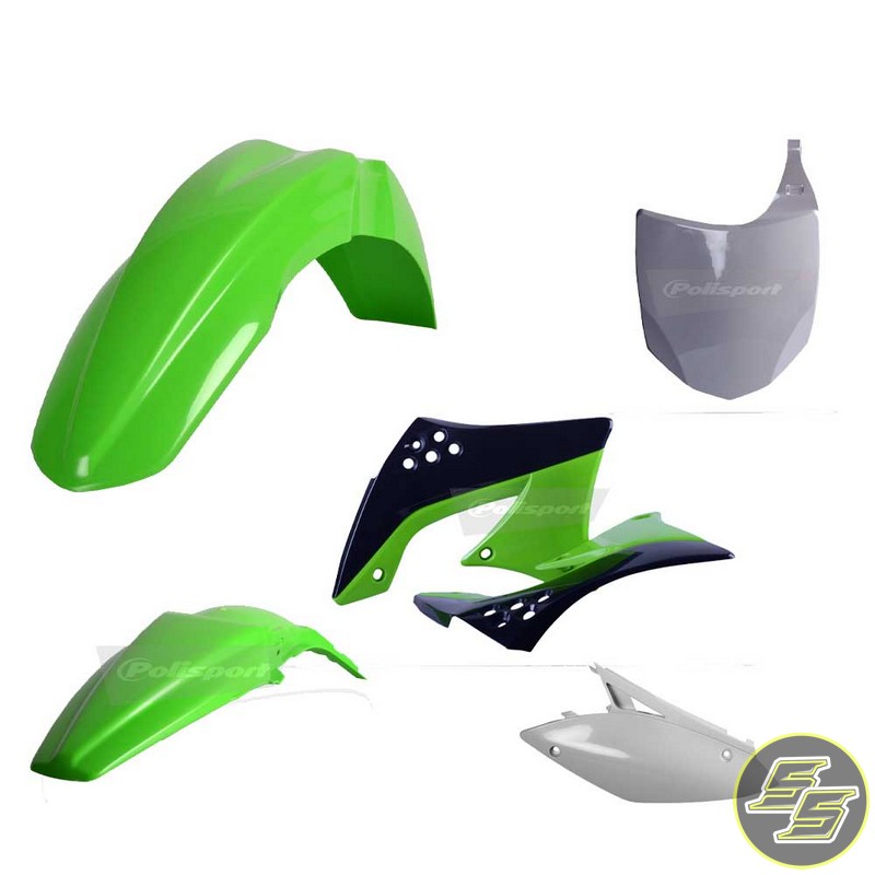 Polisport Plastic Kit Kawasaki KX450F '09-11 OEM Green