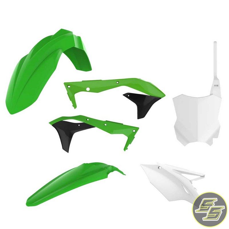 Polisport Plastic Kit Kawasaki KX450F '16-18 OEM Green