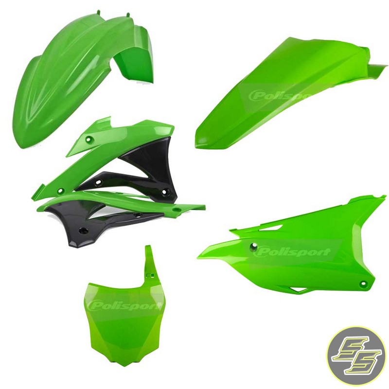 Polisport Plastic Kit Kawasaki KX85|100 '14- Green