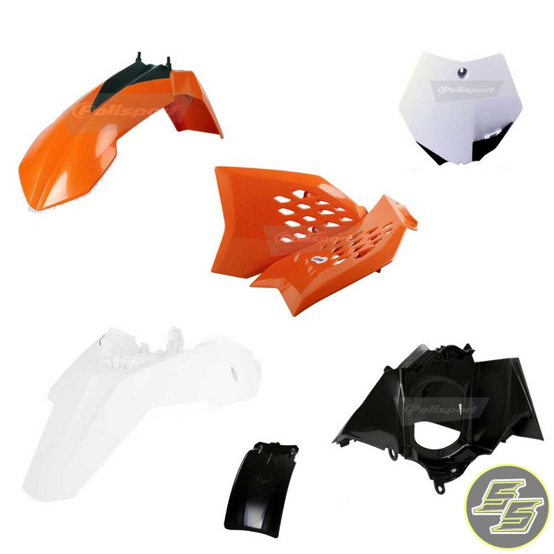 Polisport Plastic Kit KTM 65SX '09-11 OEM Orange