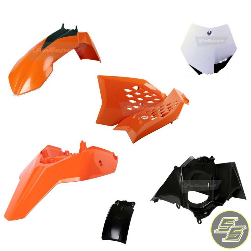 Polisport Plastic Kit KTM 65SX '12-15 OEM Orange