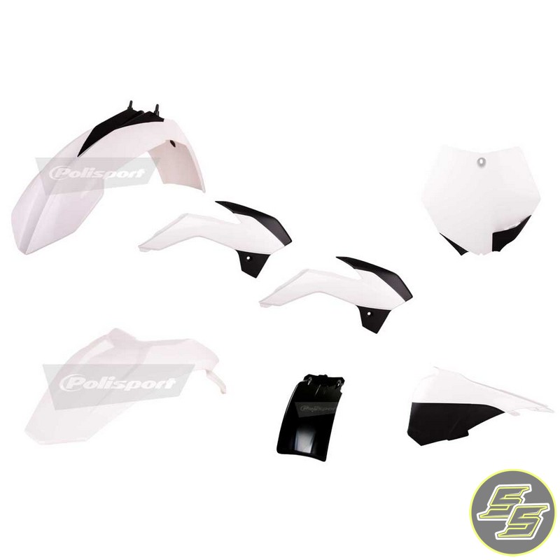 Polisport Plastic Kit KTM 85SX '13-17 White